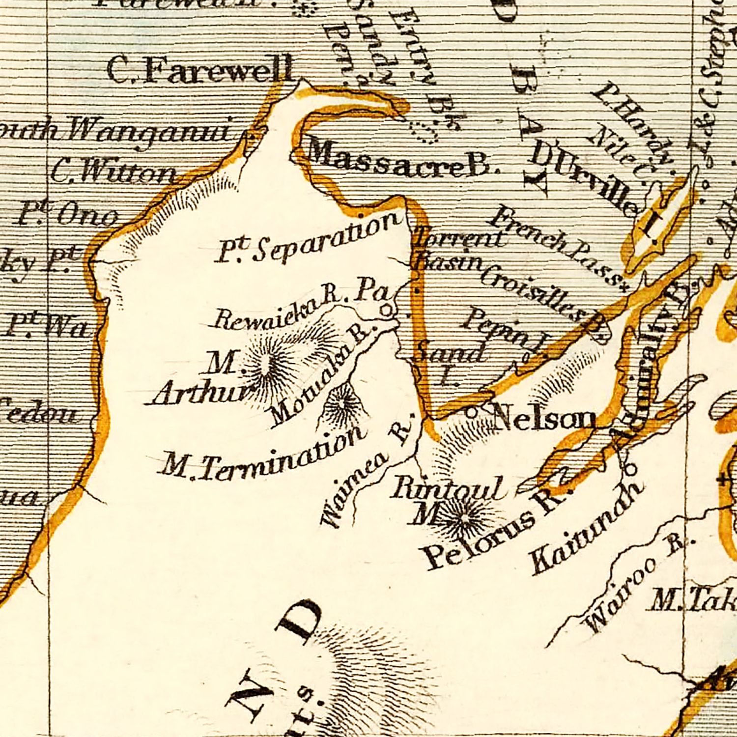 Restored historic details from the 1851 country map of County