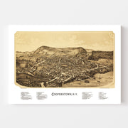 map of Cooperstown
