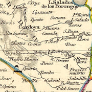 old Chile map