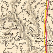 old Brazil map