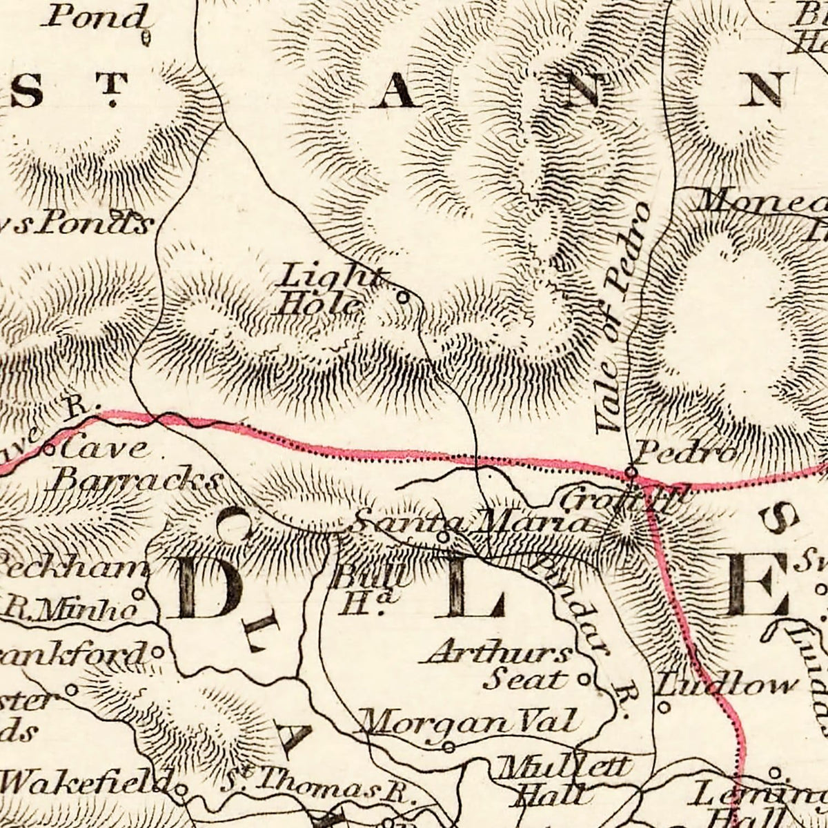 Vintage Jamaica Maps