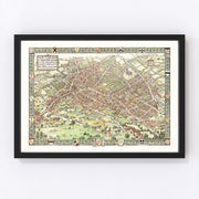 Birmingham Vintage Map 1923