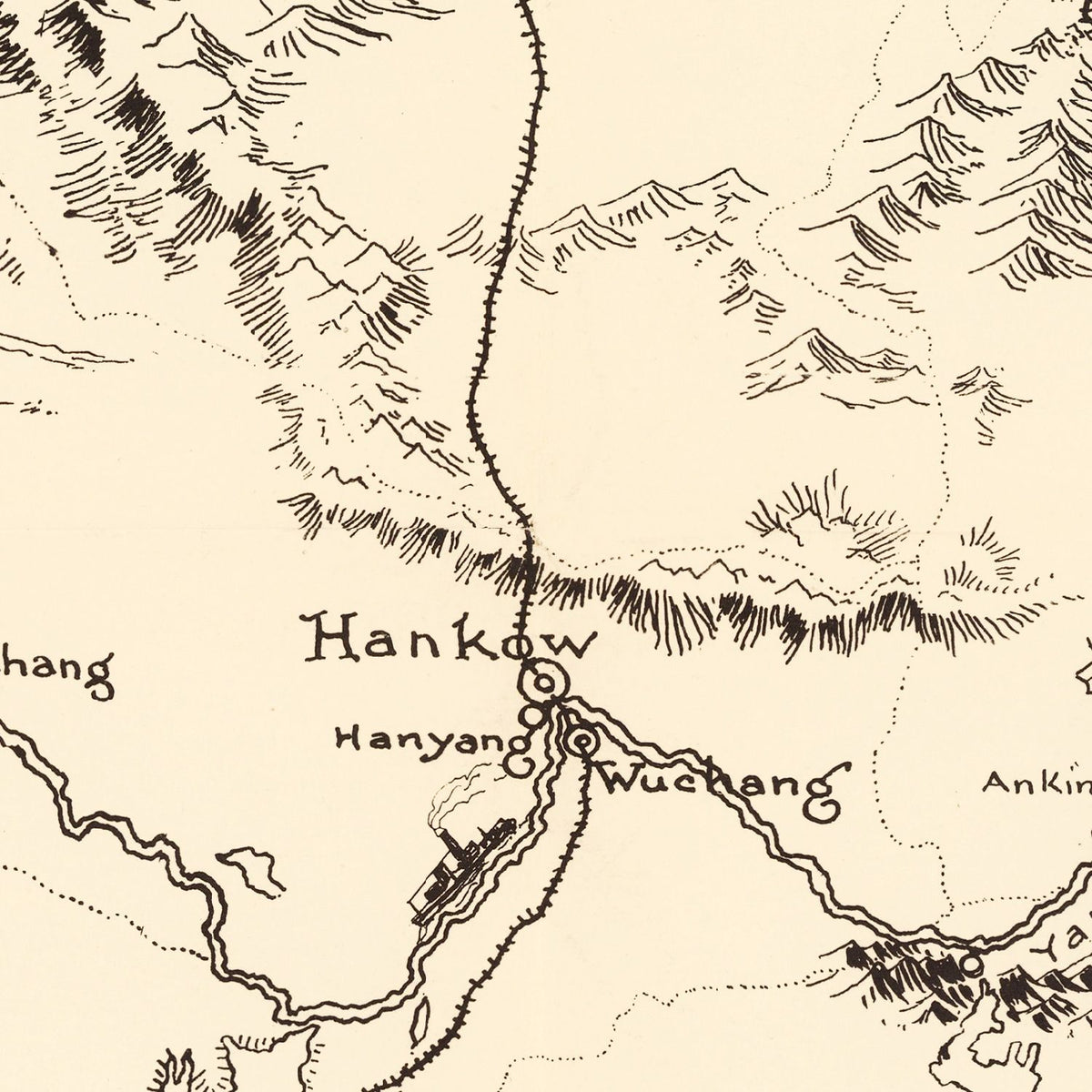 Restored historic details from the 1932 country map of County