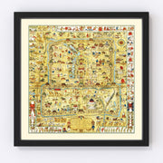 Beijing Vintage Map 1936