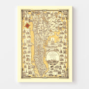map of Manhattan