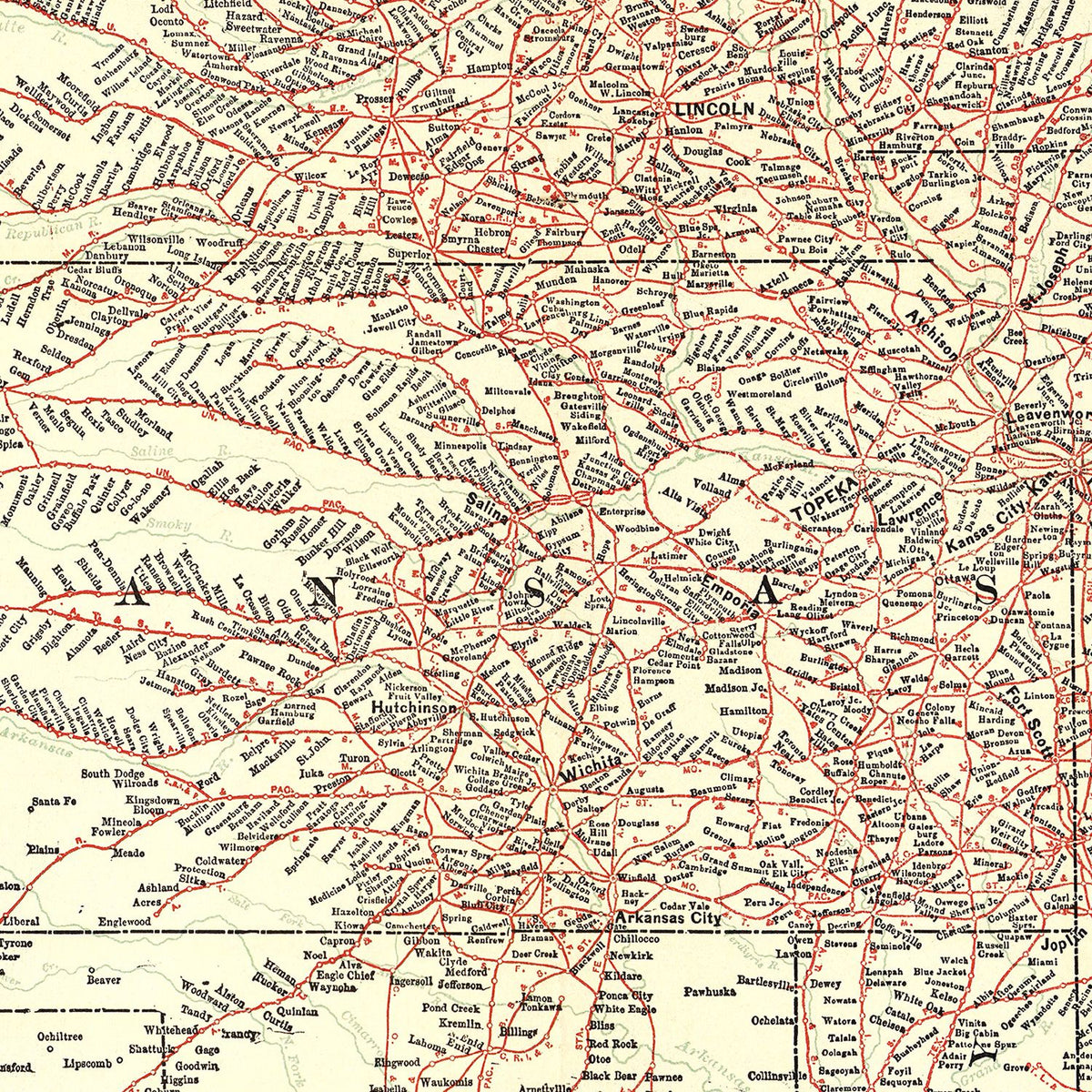 Restored historic details from the 1902 country map of County