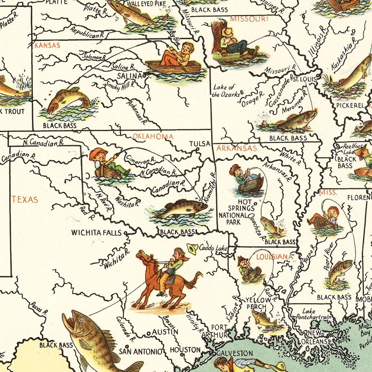 Restored historic details from the 1936 country map of County