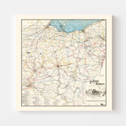 map of Ohio