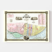 map of St Louis