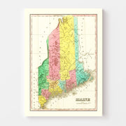 map of Maine
