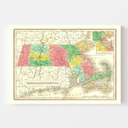 map of Massachusetts