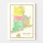 map of Rhode Island