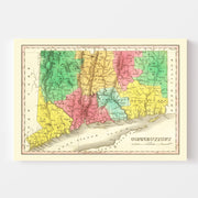 map of Connecticut