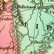old Connecticut map