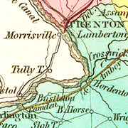 old New Jersey map