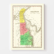 map of Delaware