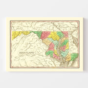 map of Maryland