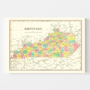 map of Tennessee