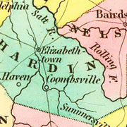 old Tennessee map