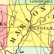 old Indiana map