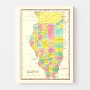 map of Illinois