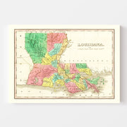 map of Louisiana