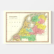 map of Holland map