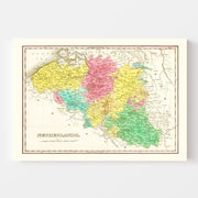 map of Netherlands