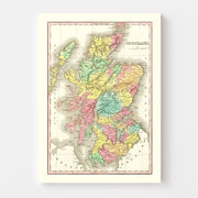map of Scotland