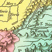 old Scotland map