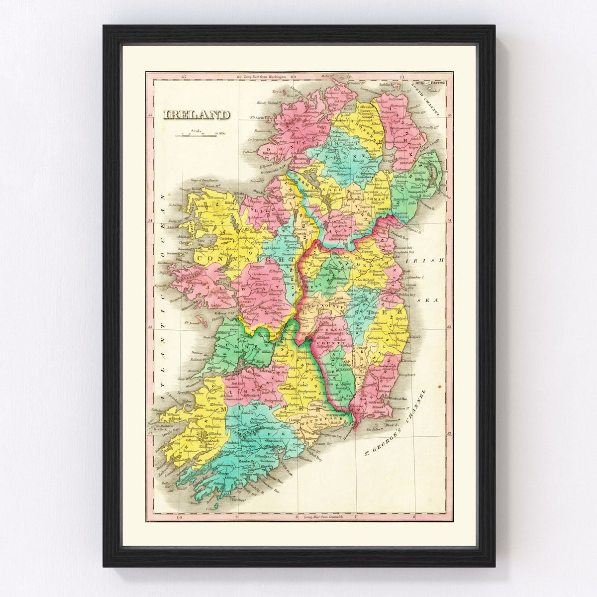 Ireland Vintage Map 1831
