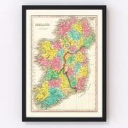 Ireland Vintage Map 1831