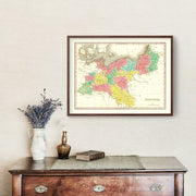 Prussia map art