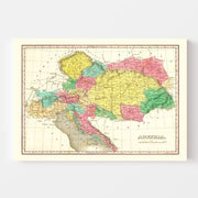 map of Austria