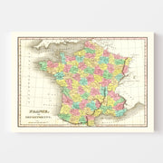 map of France