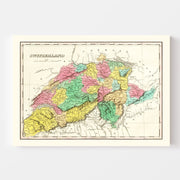 map of Switzerland