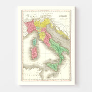 map of Italy