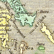 old Greece map