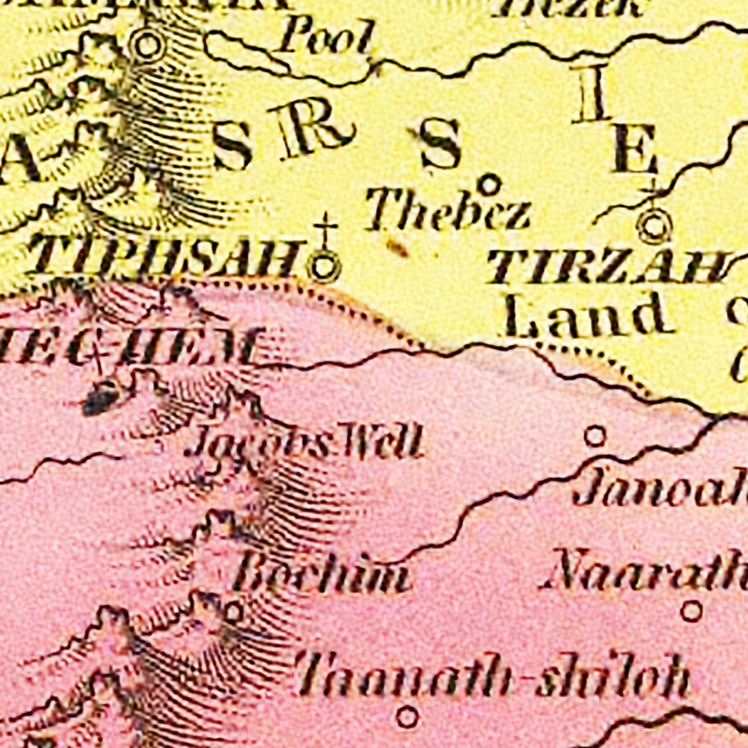 Restored historic details from the 1831 country map of County