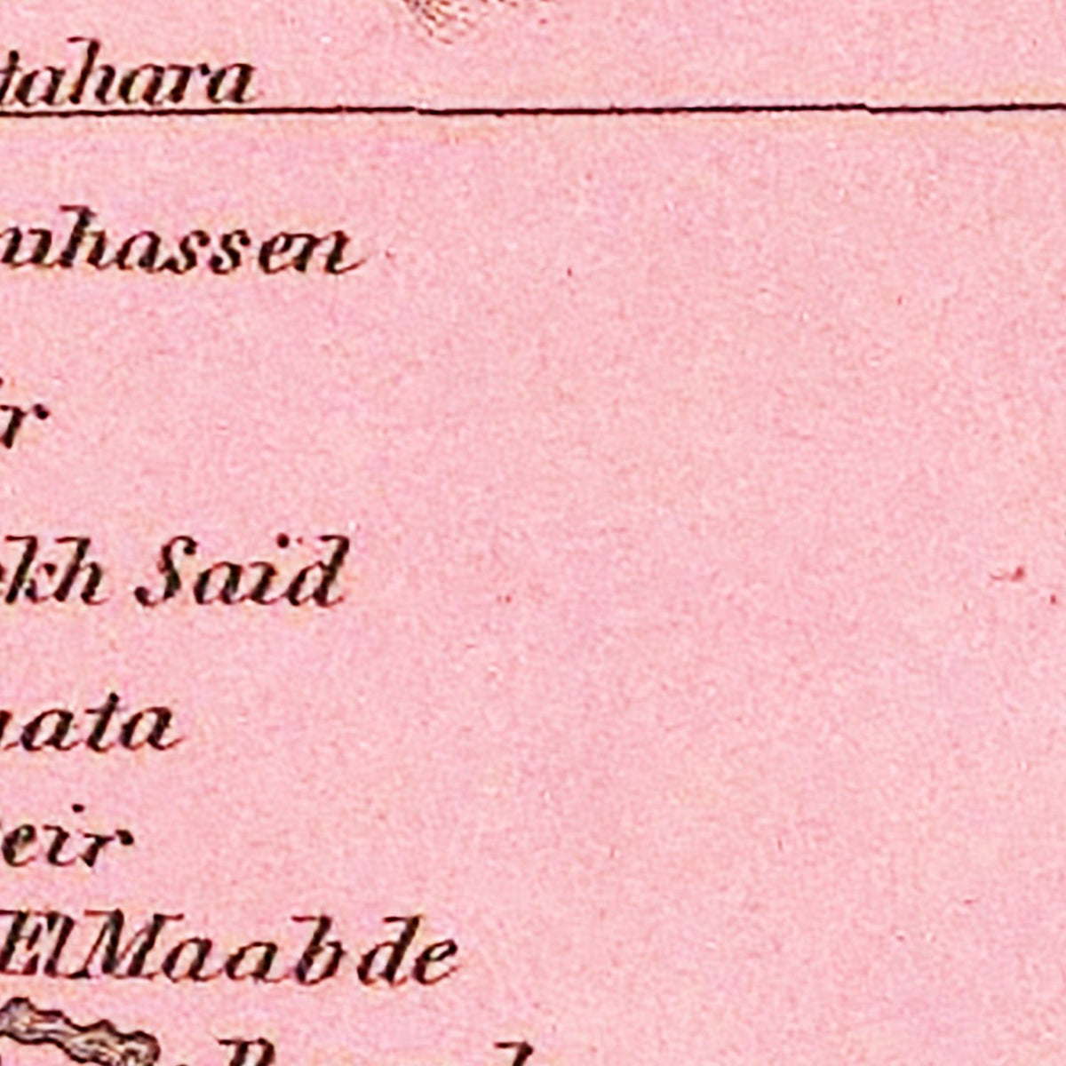 Restored historic details from the 1831 country map of County