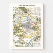 map of Paris