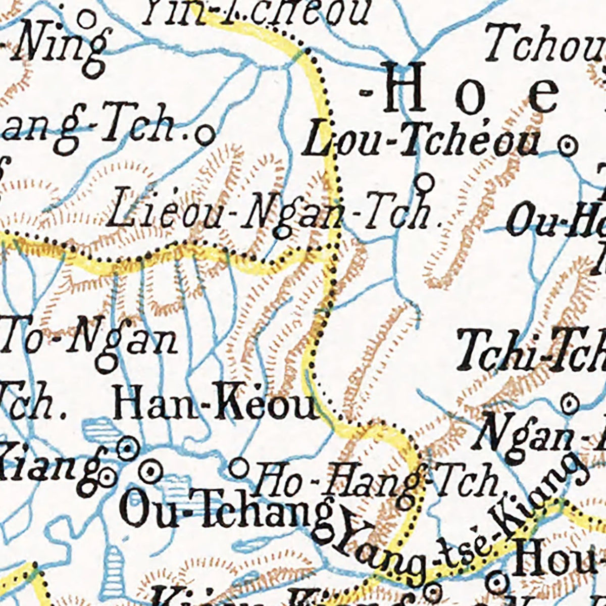 Restored historic details from the 1900 country map of County