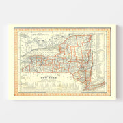 map of New York