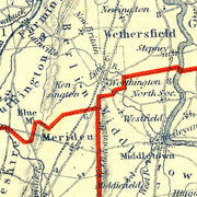 old Connecticut map