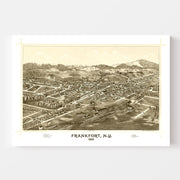 map of Frankfort