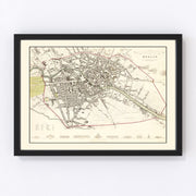 Berlin Vintage Map 1833