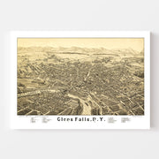 map of Glens Falls