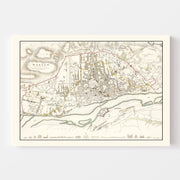map of Warsaw