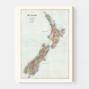 map of New Zealand