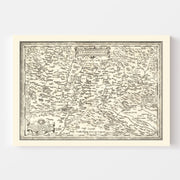 map of Romania